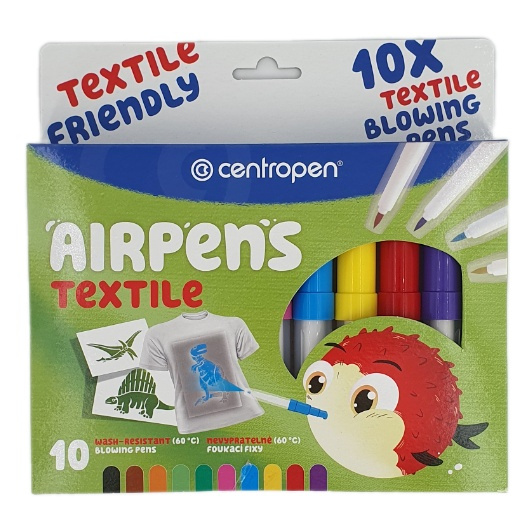 Foukací fixy CENTROPEN 1539/10 sada na textil CENTROPEN, a.s.