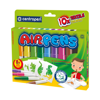 Foukací fixy CENTROPEN 1539/10 sada na textil CENTROPEN, a.s.