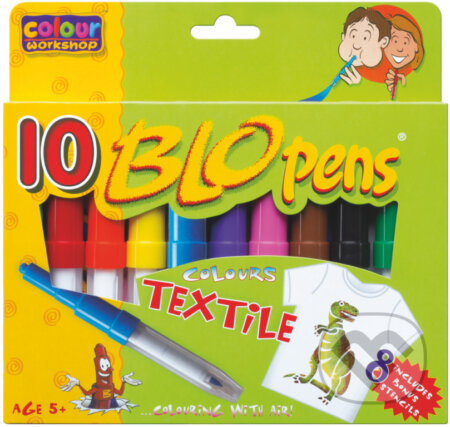 Foukací fixy CENTROPEN 1539/10 sada na textil CENTROPEN, a.s.