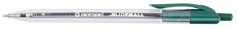 Kuličkové pero Centropen Slideball - zelené