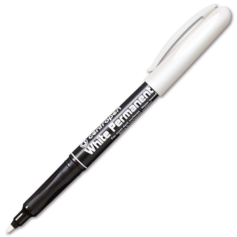 Permanentní popisovač Centropen 2686 - bílý