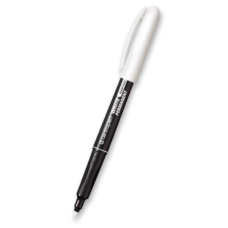 Permanentní popisovač Centropen 2686 - bílý