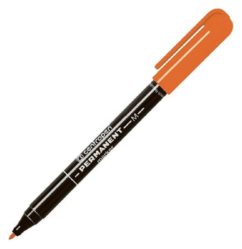 Permanentní popisovač Centropen 2846  - oranžový