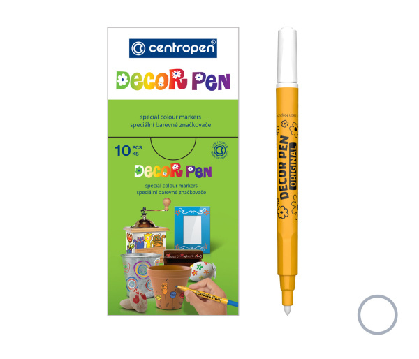 Centropen Decor pen 2738 - bílý