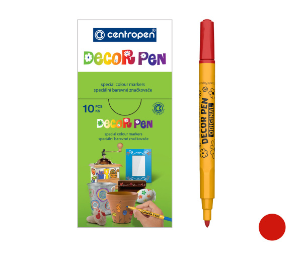 Centropen Decor pen 2738 - červený
