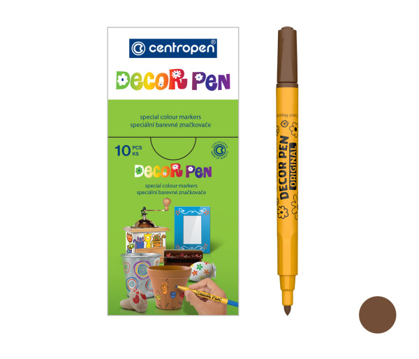 Centropen Decor pen 2738 - hnědý