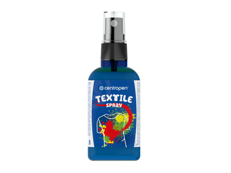 Centropen Barva na textil ve spreji 110 ml - modrá