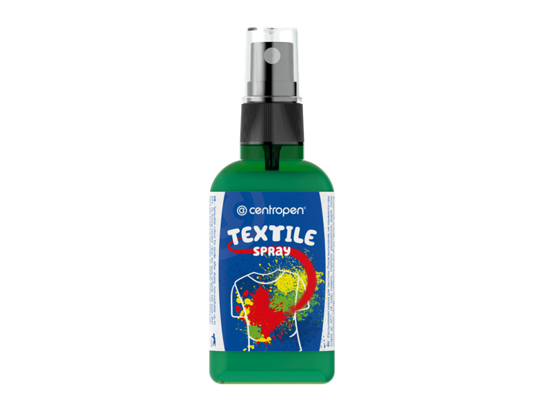 Centropen Barva na textil ve spreji 110 ml - zelená