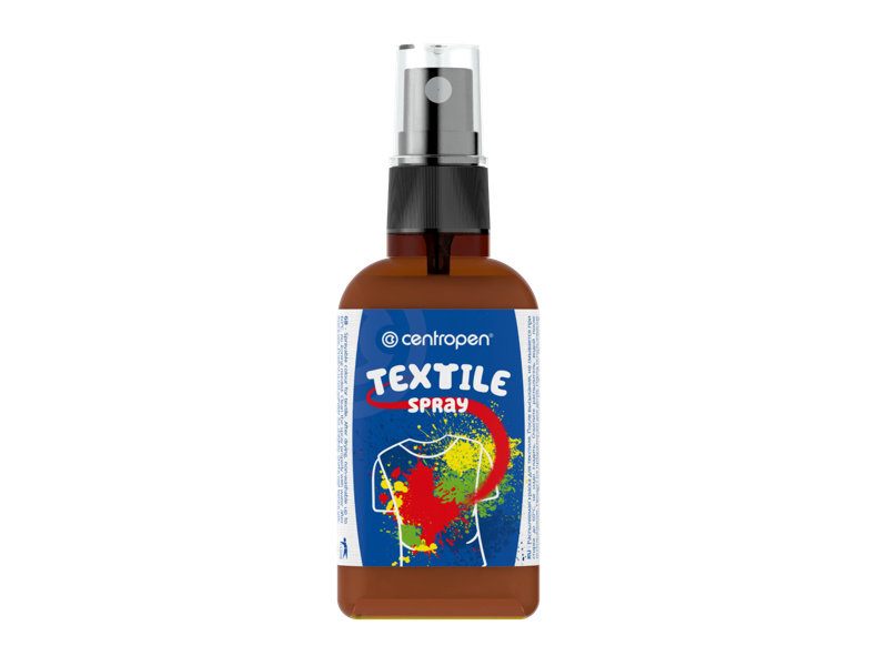 Centropen Barva na textil ve spreji 110 ml - hnědá