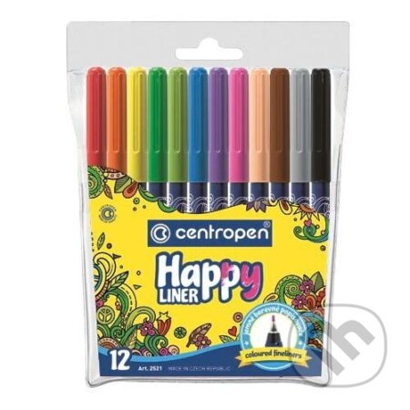 Popisovač CENTROPEN 2521/12 sada HAPPY LINER CENTROPEN, a.s.