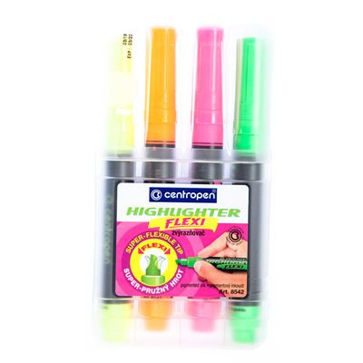 Zvýrazňovač Centropen 8542/4 Flexi CENTROPEN, a.s.
