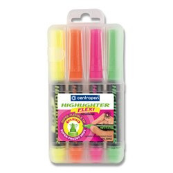 Zvýrazňovač Centropen 8542/4 Flexi CENTROPEN, a.s.