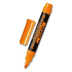 Zvýrazňovač Centropen 8542 Flexi, oranžový  CENTROPEN, a.s.