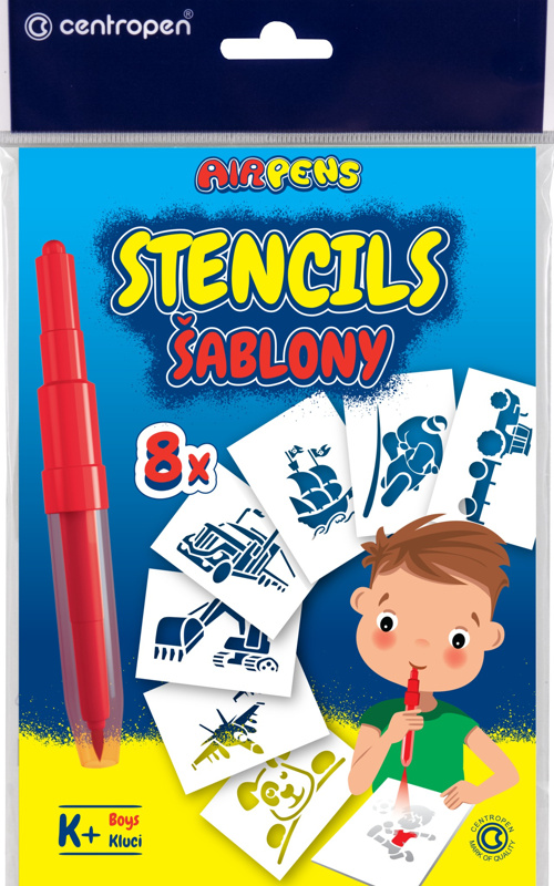 Arka Šablona sada K pro kluky