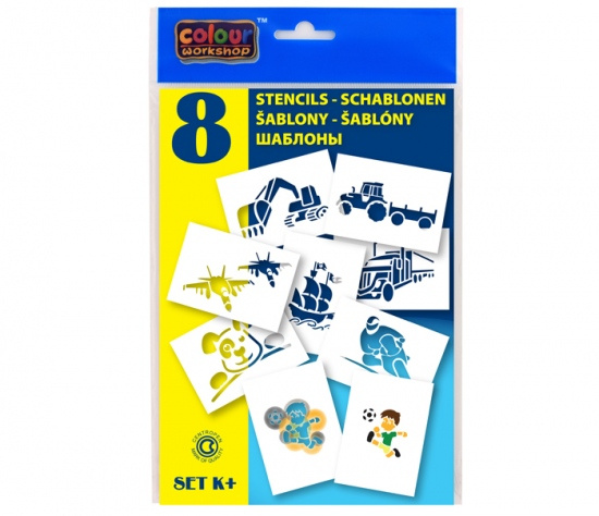 Šablony na foukací fixy Centropen set K+ CENTROPEN, a.s.