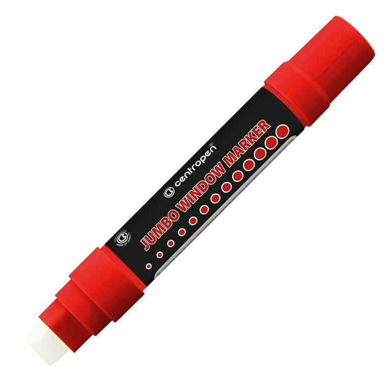 Křídový popisovač na sklo Centropen 9120 - červený