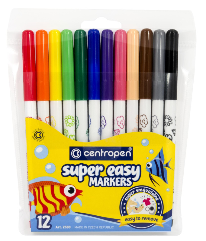 Fix CENTROPEN sada 2580/12 barev SUPER EASY CENTROPEN, a.s.