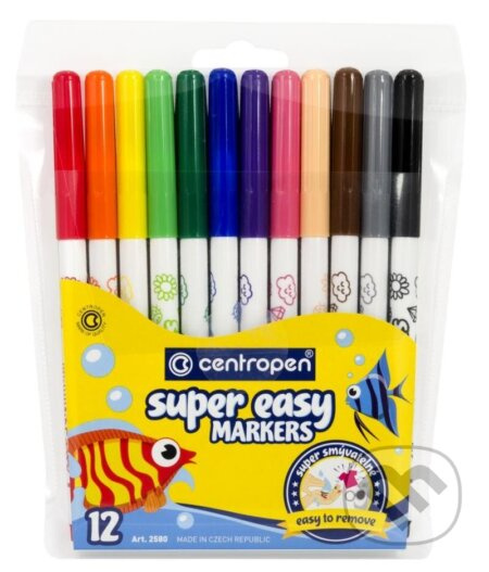 Fix CENTROPEN sada 2580/12 barev SUPER EASY CENTROPEN, a.s.