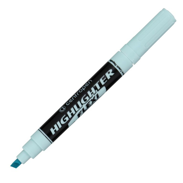 Zvýrazňovač Centropn 8542 Flexi, modrý pastelově CENTROPEN, a.s.
