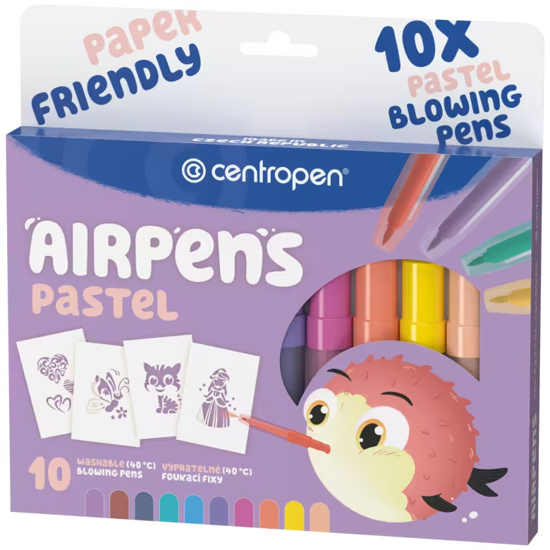 Foukací fixy CENTROPEN 1500/10 PASTEL CENTROPEN, a.s.