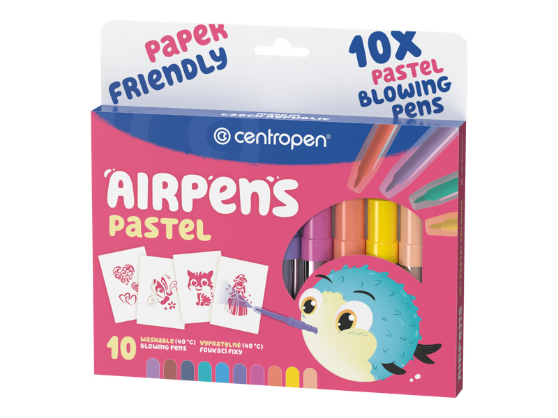 Foukací fixy CENTROPEN 1500/10 PASTEL CENTROPEN, a.s.