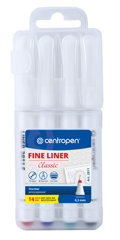 Centropen Liner  2811 F - mikrofix - sada 4 ks