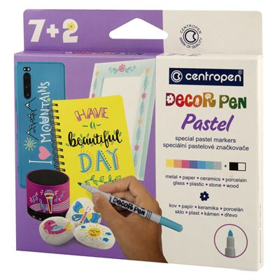 Značkovač 2738/7+2 Decor pen Pastel