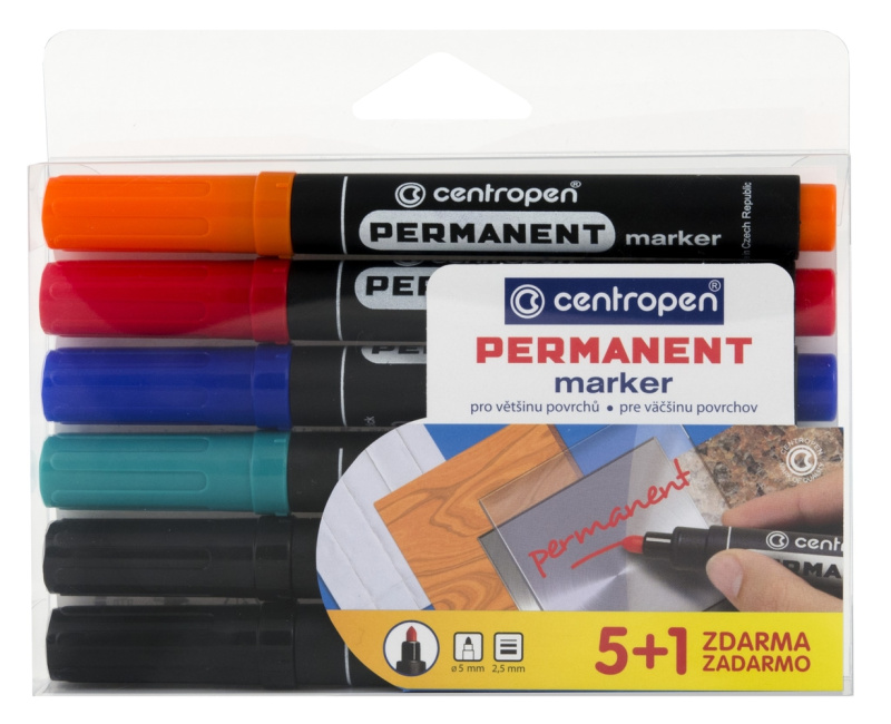 Popisovač Centropen 8566/5+1 sada CENTROPEN, a.s.