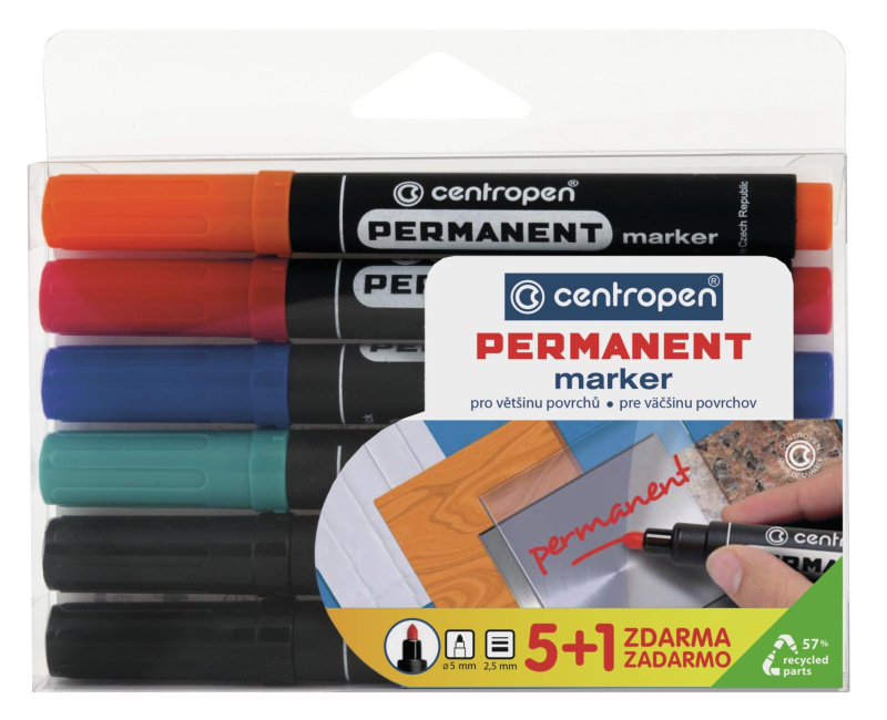 Popisovač Centropen 8566/5+1 sada CENTROPEN, a.s.