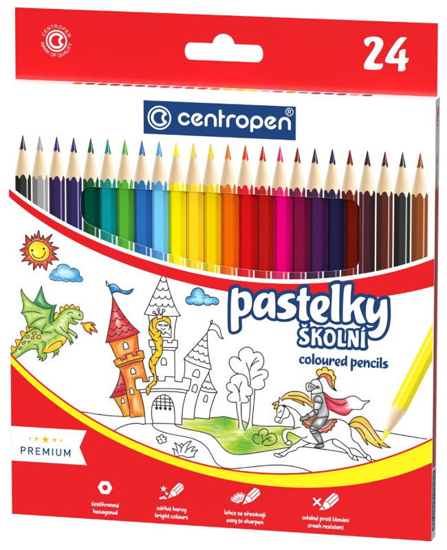 Pastelky CENTROPEN 9520 24 barev CENTROPEN, a.s.