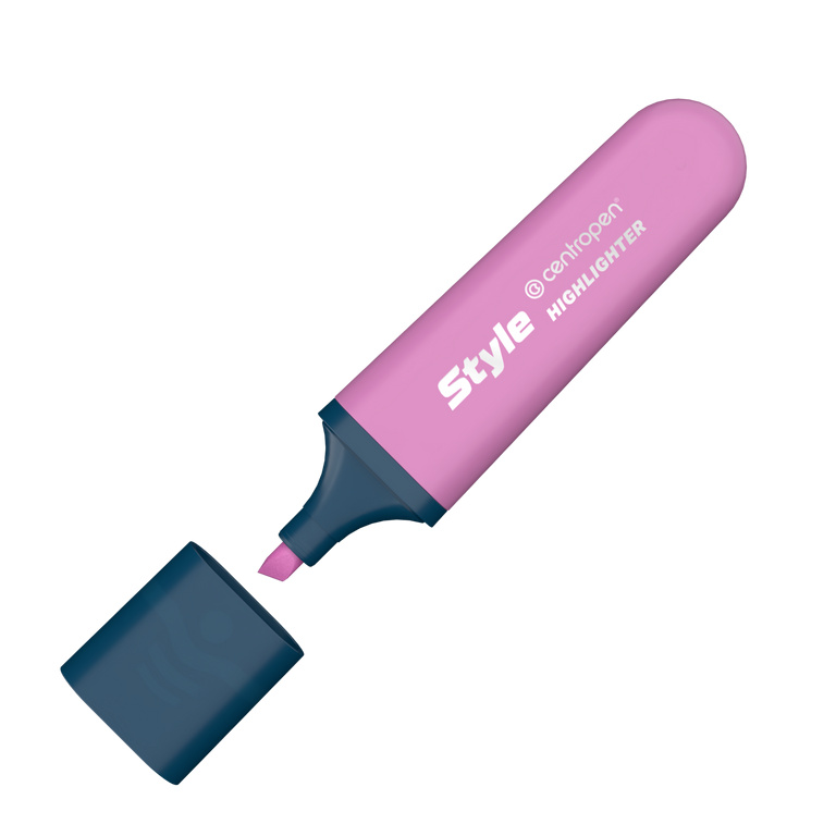 Zvýrazňovač Centropen 6252 STYLE SOFT - fialový
