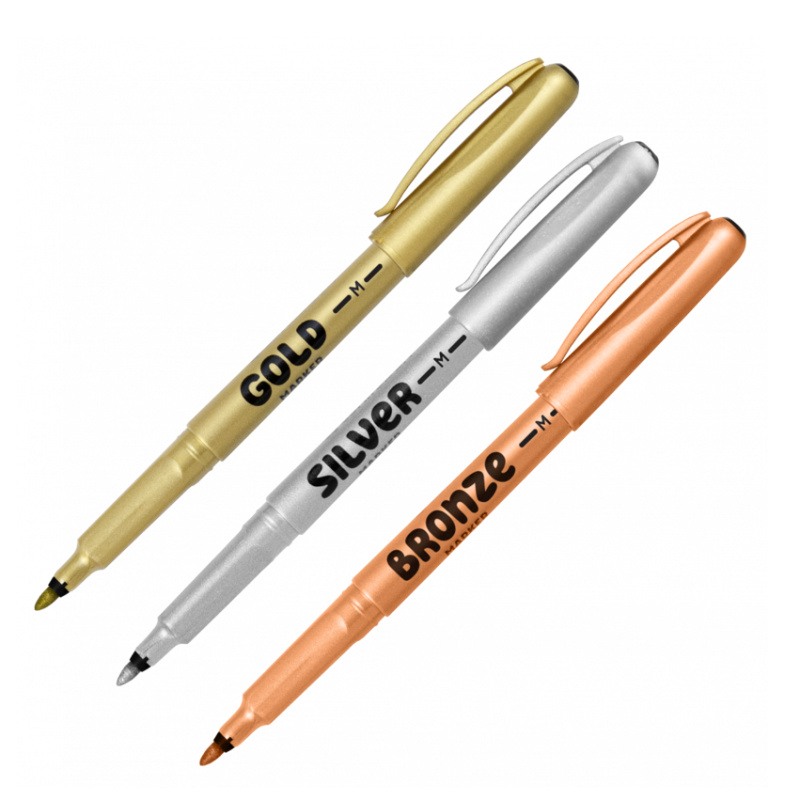 Popisovač CENTROPEN 2670/3 stříbrný+ zlatý + bronzový CENTROPEN, a.s.