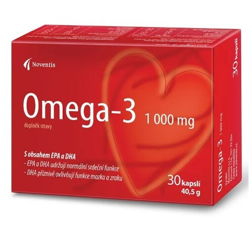 NOVENTIS Omega-3 1000 mg 30 kapslí