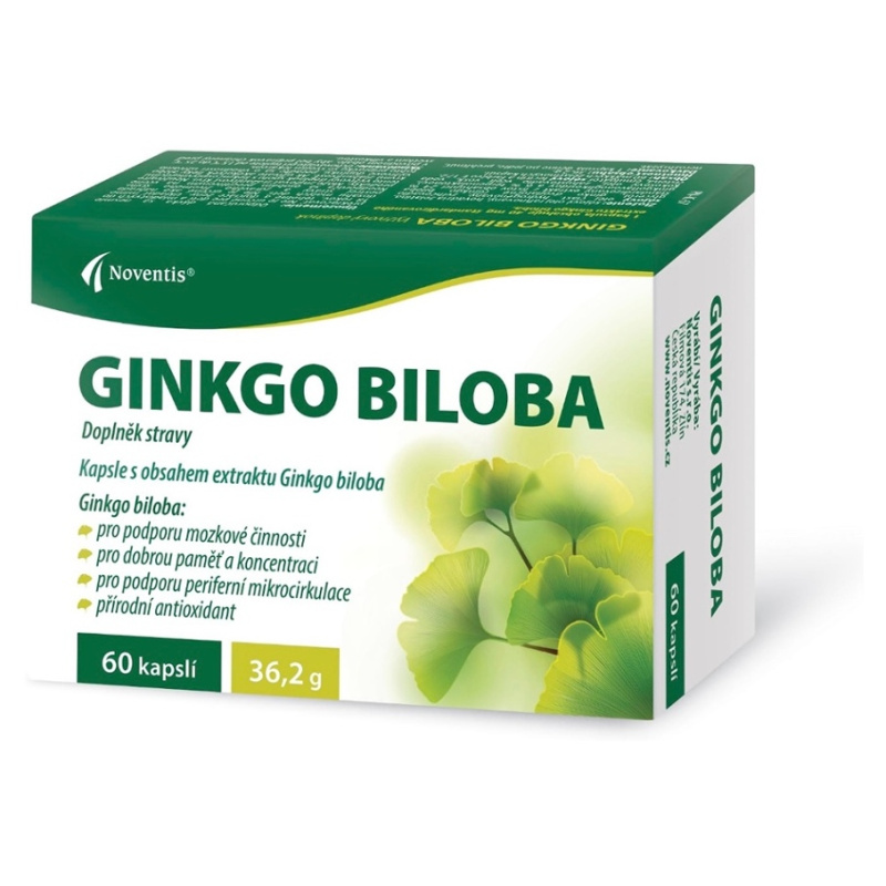 NOVENTIS Ginkgo biloba 40 mg 60 kapslí