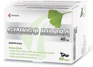 NOVENTIS Ginkgo biloba 40 mg 60 kapslí