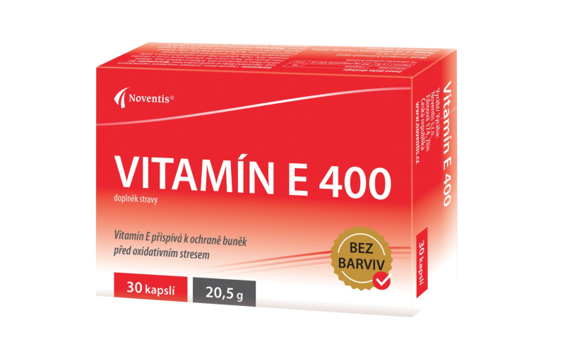 NOVENTIS Vitamín E 400 30 kapslí