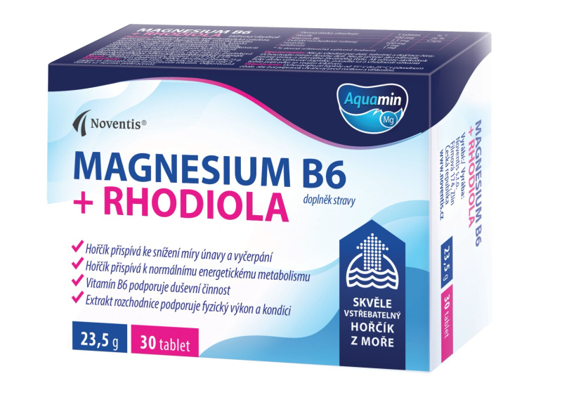 NOVENTIS Magnesium B6 + Rhodiola 30 tablet
