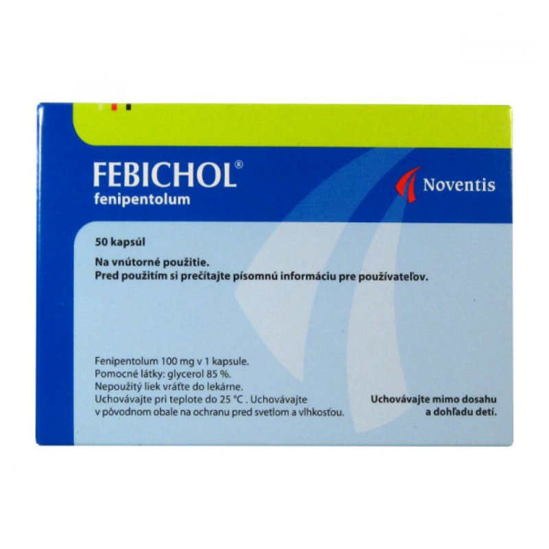 FEBICHOL 100MG Měkká tobolka 50