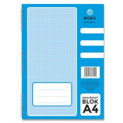 BoBo Blok s boční vazbou A4, čistý, 50 listů