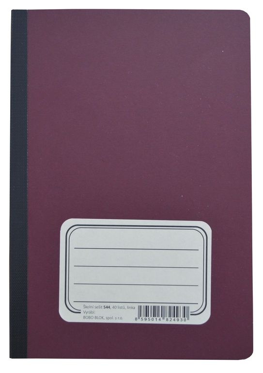 BOBO Retro sešit 544, A5 40 l. linkovaný