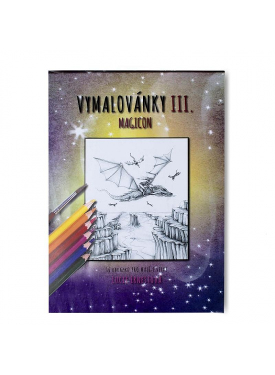 Vymalovánky 3.díl s lepenou horní vazbou A4, 16 listů BOBO BLOK, spol. s r.o.