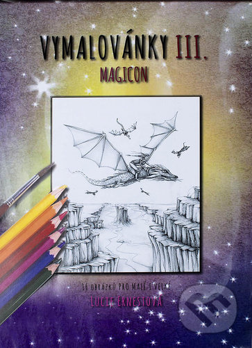 Vymalovánky 3.díl s lepenou horní vazbou A4, 16 listů BOBO BLOK, spol. s r.o.