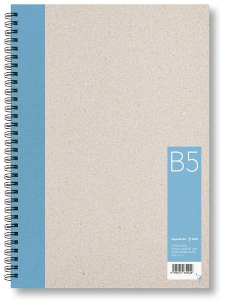 Bobo blok - kroužkový blok - B5, 50 l., čistý