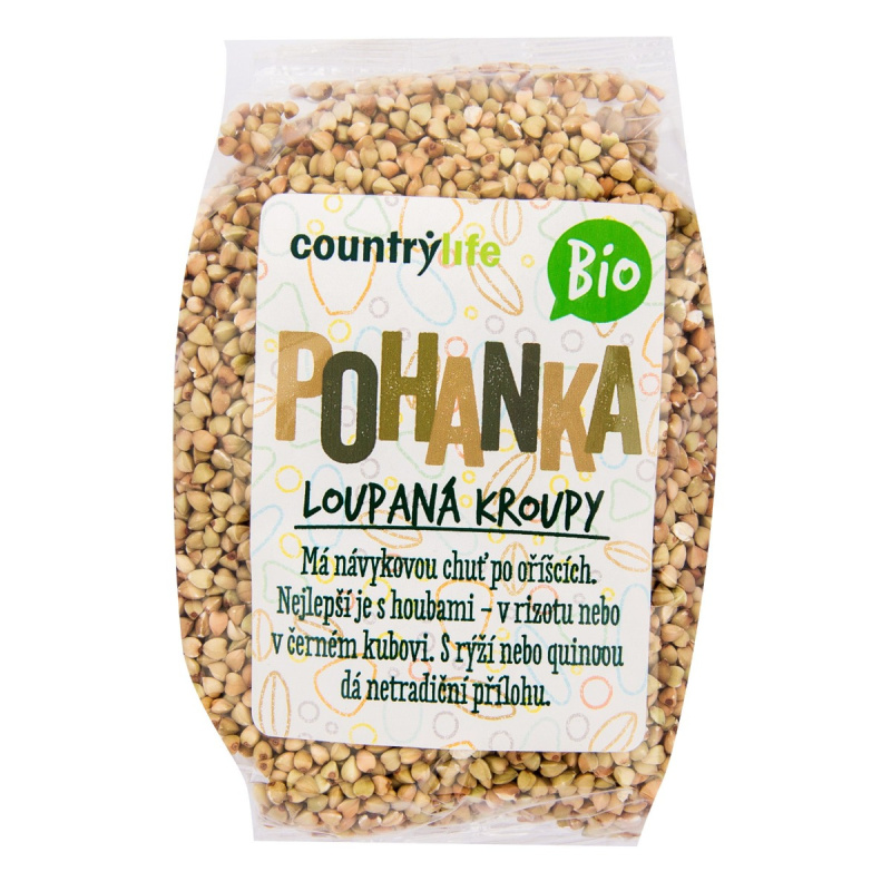Country Life BIO Pohanka loupaná kroupy 500g