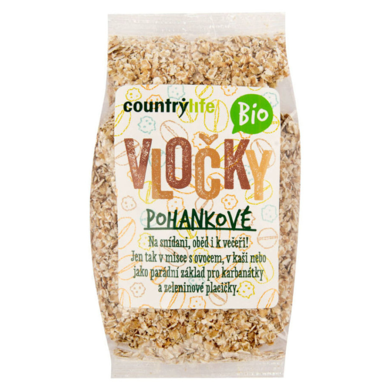 Country Life BIO Vločky pohankové 250g