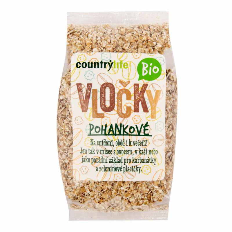 Country Life BIO Vločky pohankové 250g
