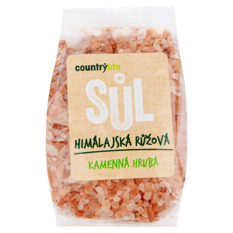 Country Life Himalájská sůl růžová hrubá 500g