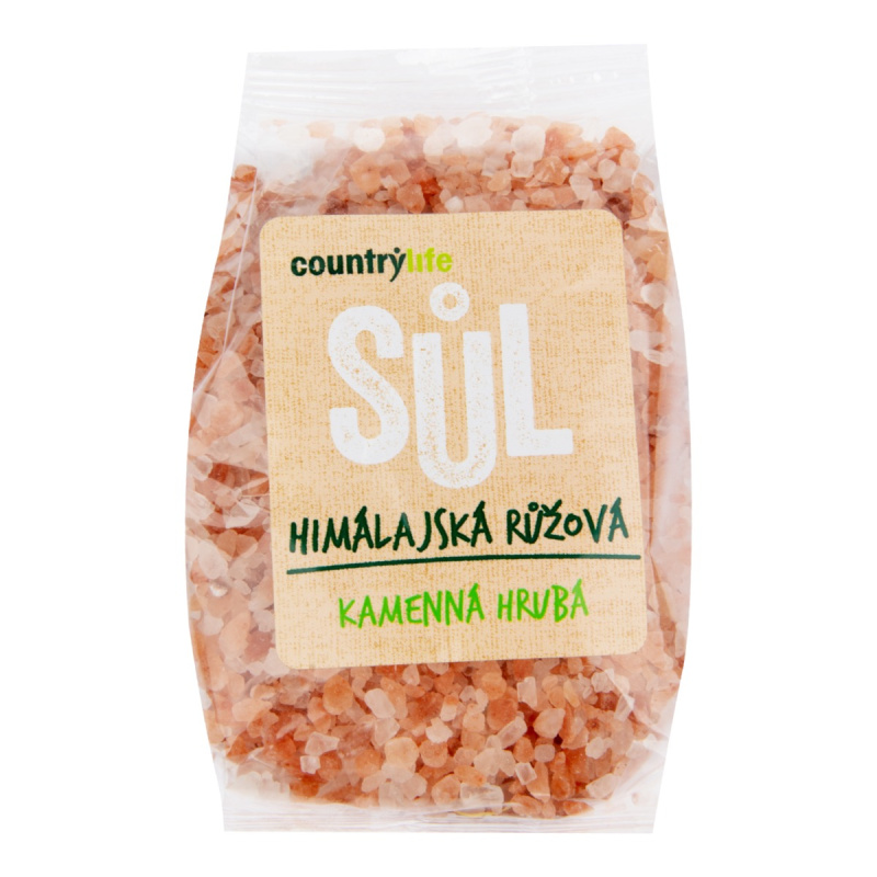 Country Life Himalájská sůl růžová hrubá 500g