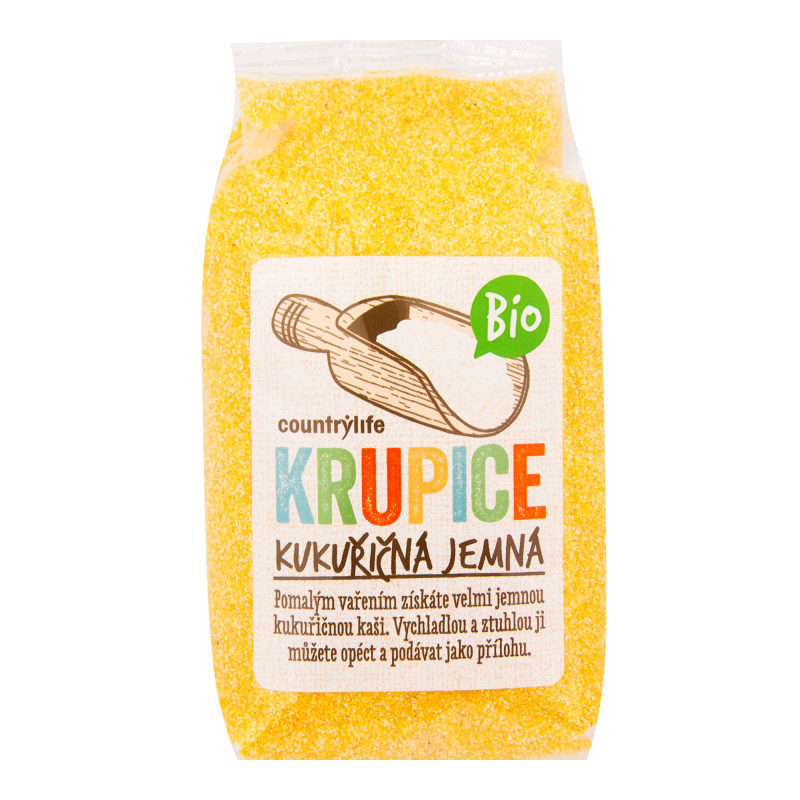 COUNTRY LIFE Krupice kukuřičná jemná BIO 400 g
