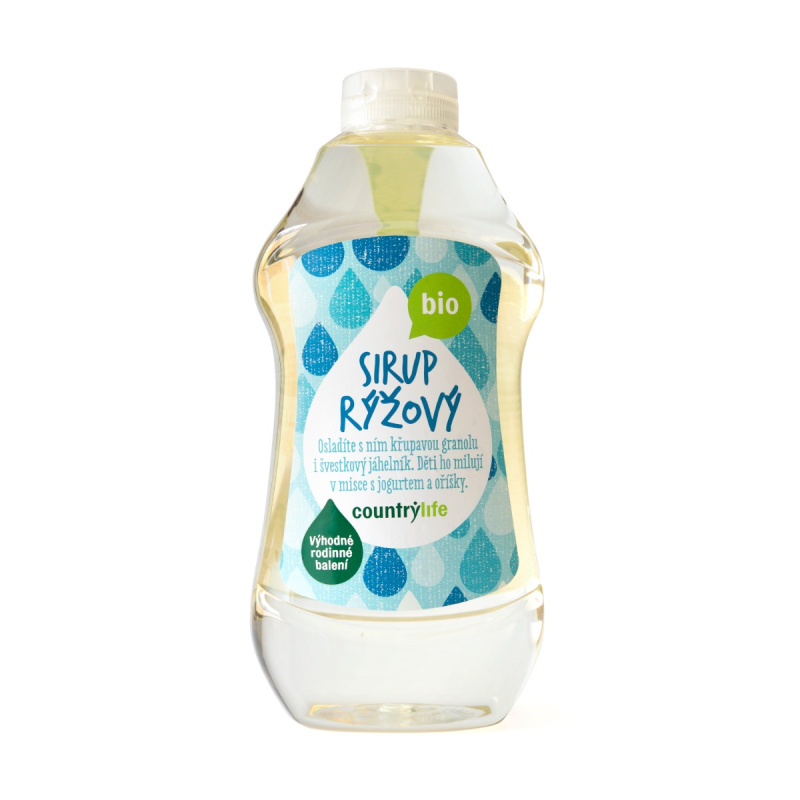 COUNTRYLIFE Rýžový sirup BIO 874 ml
